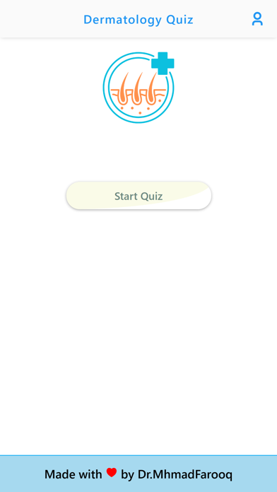 Screenshot 1 of Dermatology Exam Review & Quiz App