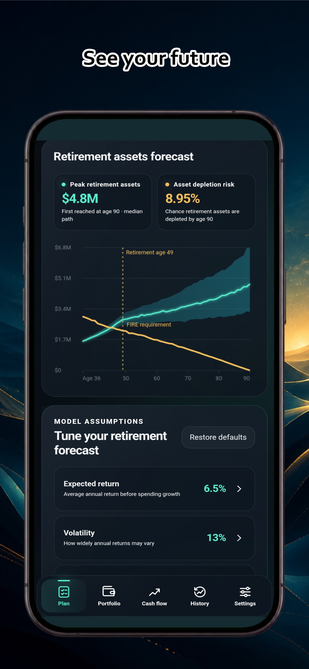 Apex FIRE Planner screenshot 2