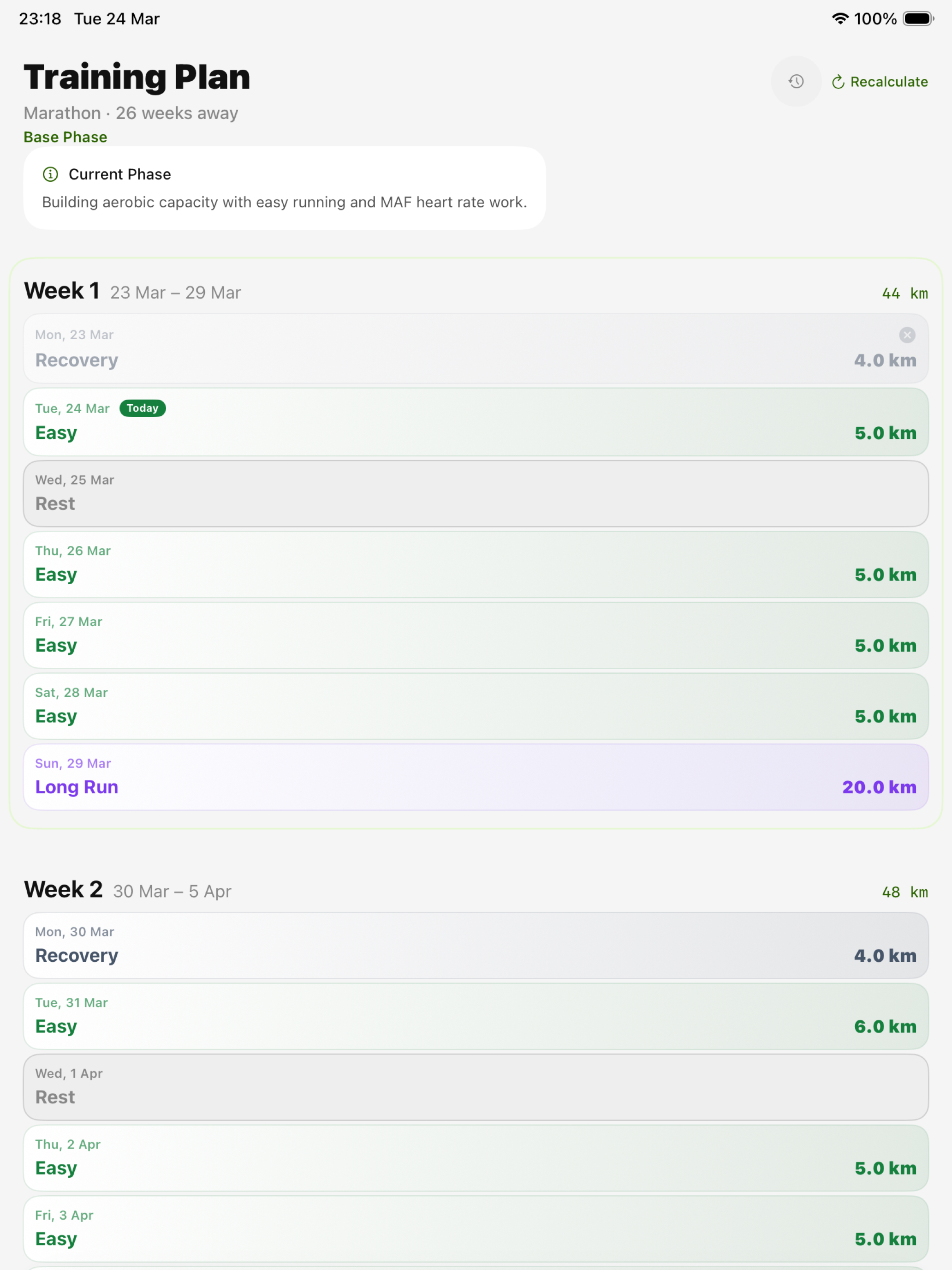 Smart Runner - Training Plans screenshot 9