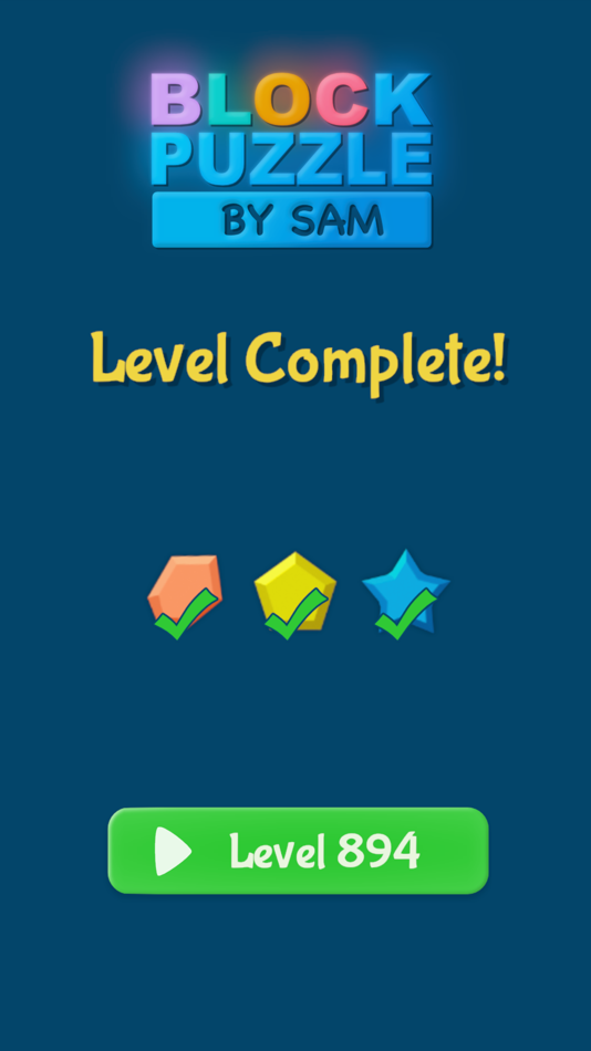 #3. Block Puzzle by Sam (iOS) Bởi: Ad Artis