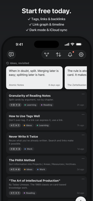 ZettelkastenNote Screenshot 5 of 7