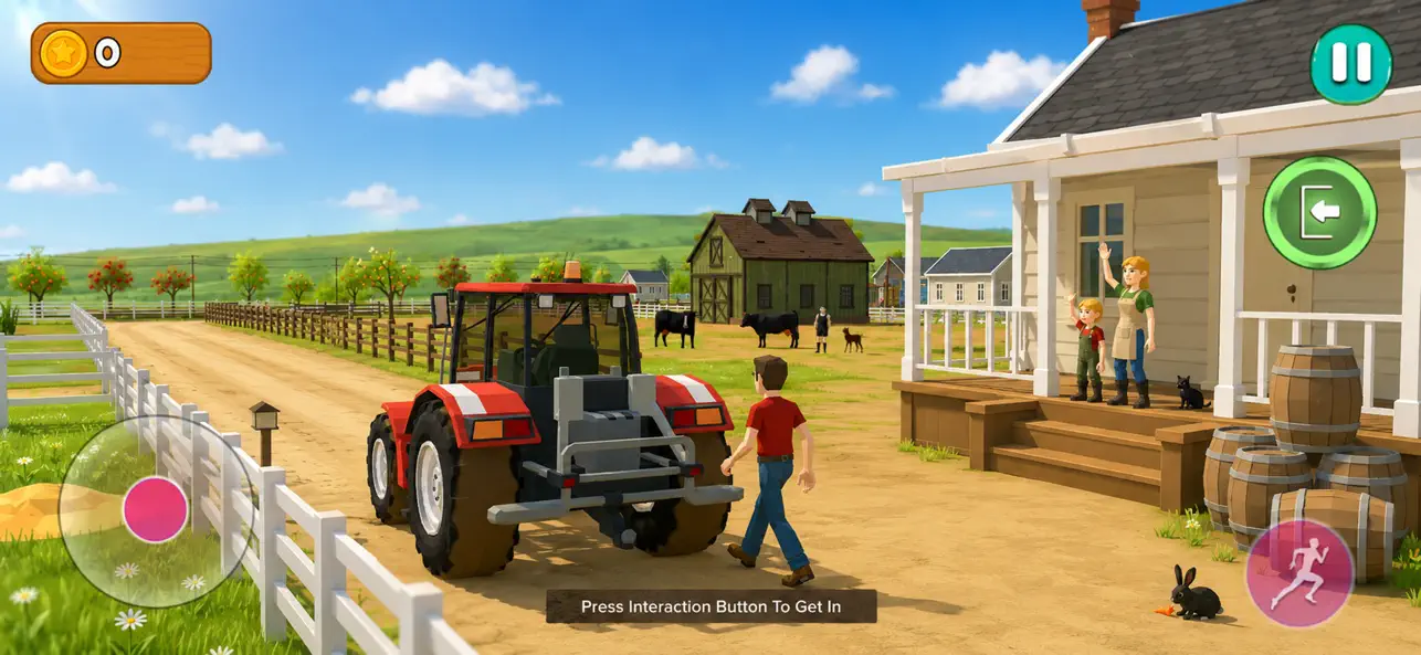 Screenshot #1 pour Tractor Simulator Farm Harvest