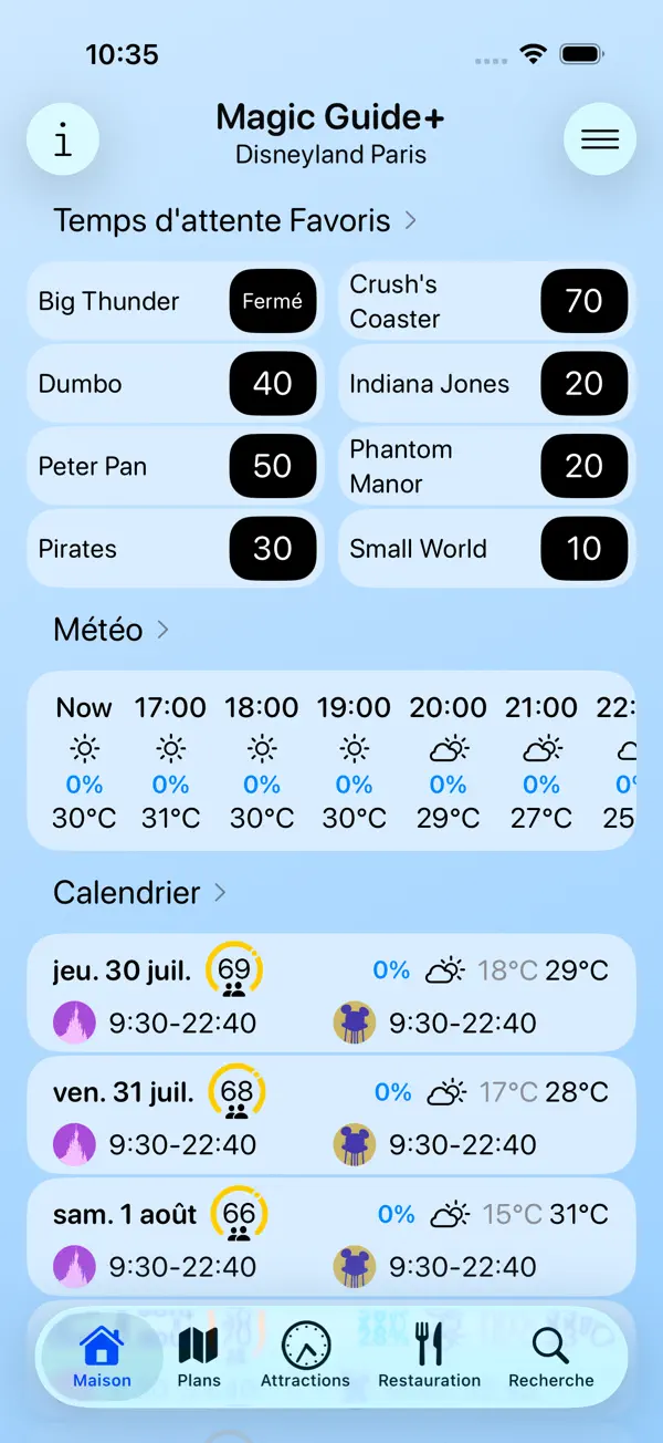 Screenshot #1 pour Magic Guide: Disneyland Paris
