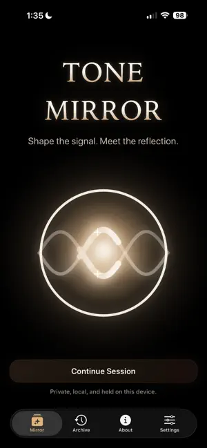 Tone Mirror Journal screenshot 1