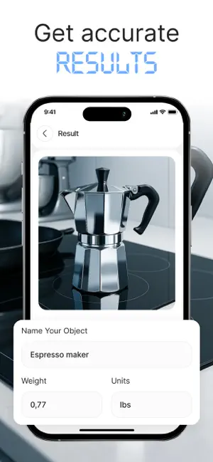 WeighCam: Scale for Grams screenshot 3