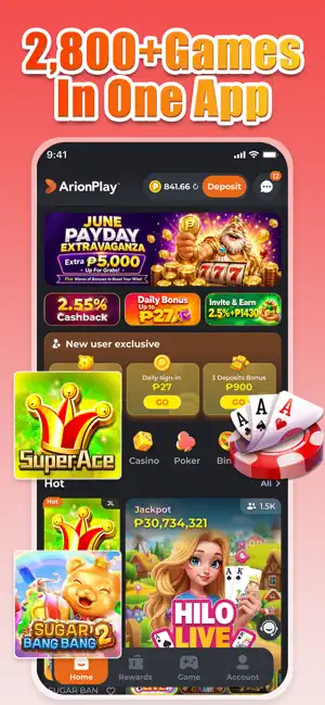 ArionPlay - Casino Slots Games iPhone screenshot 1