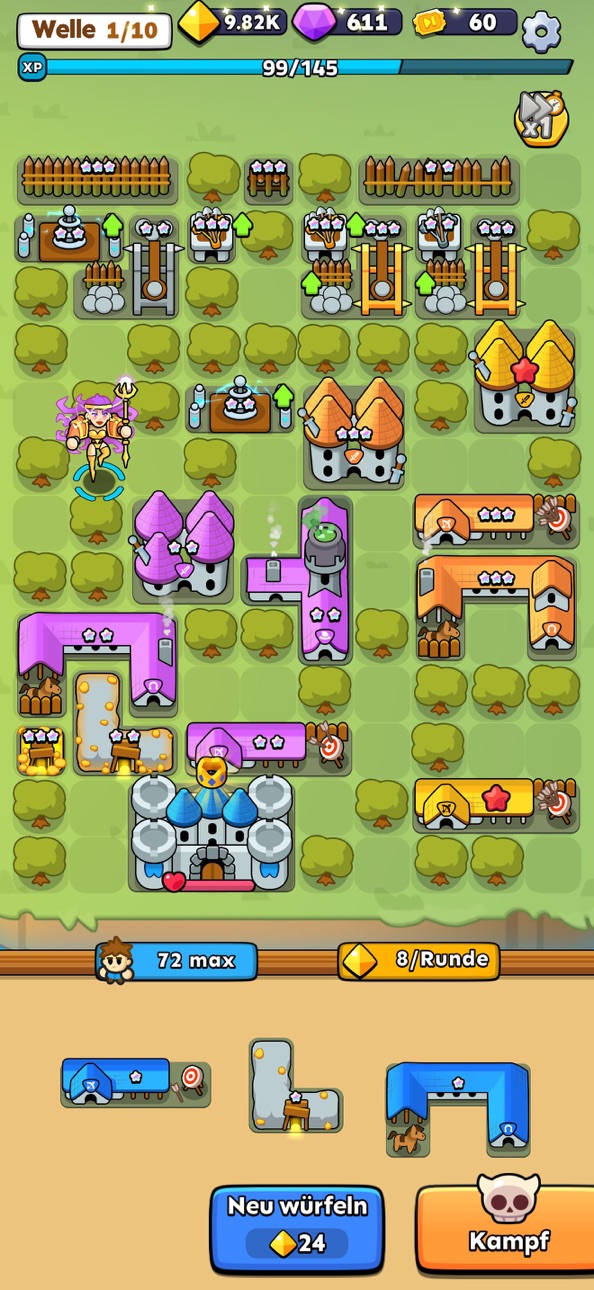 Fortress Merge iOS Mod IPA screenshot 7 - iOS game interface