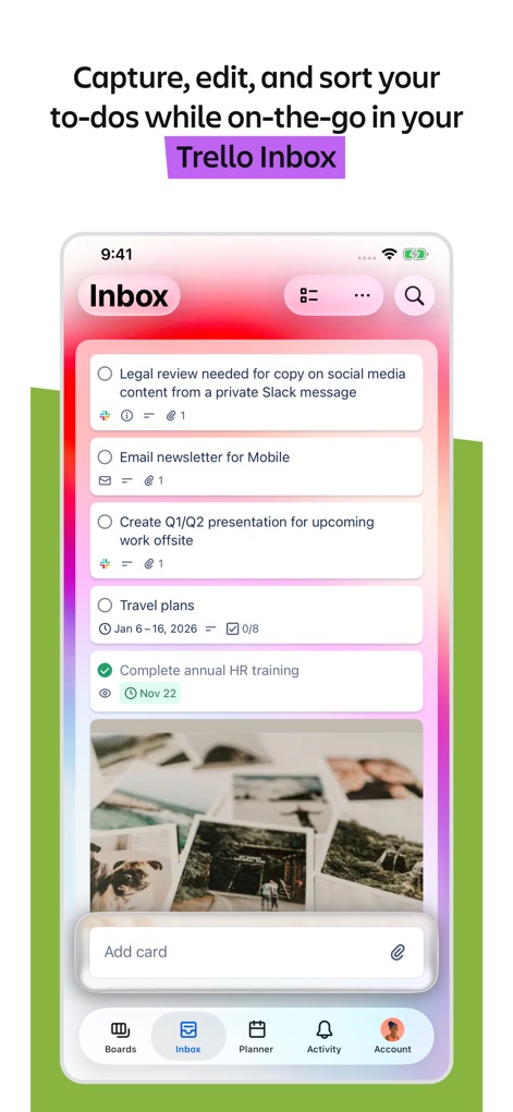 Trello: Organize anything! - Captura Rápida