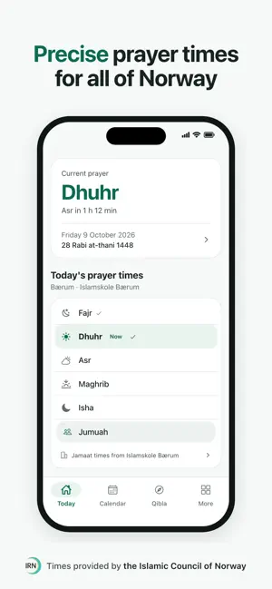 Bønnetid: Prayer Times Norway screenshot 1