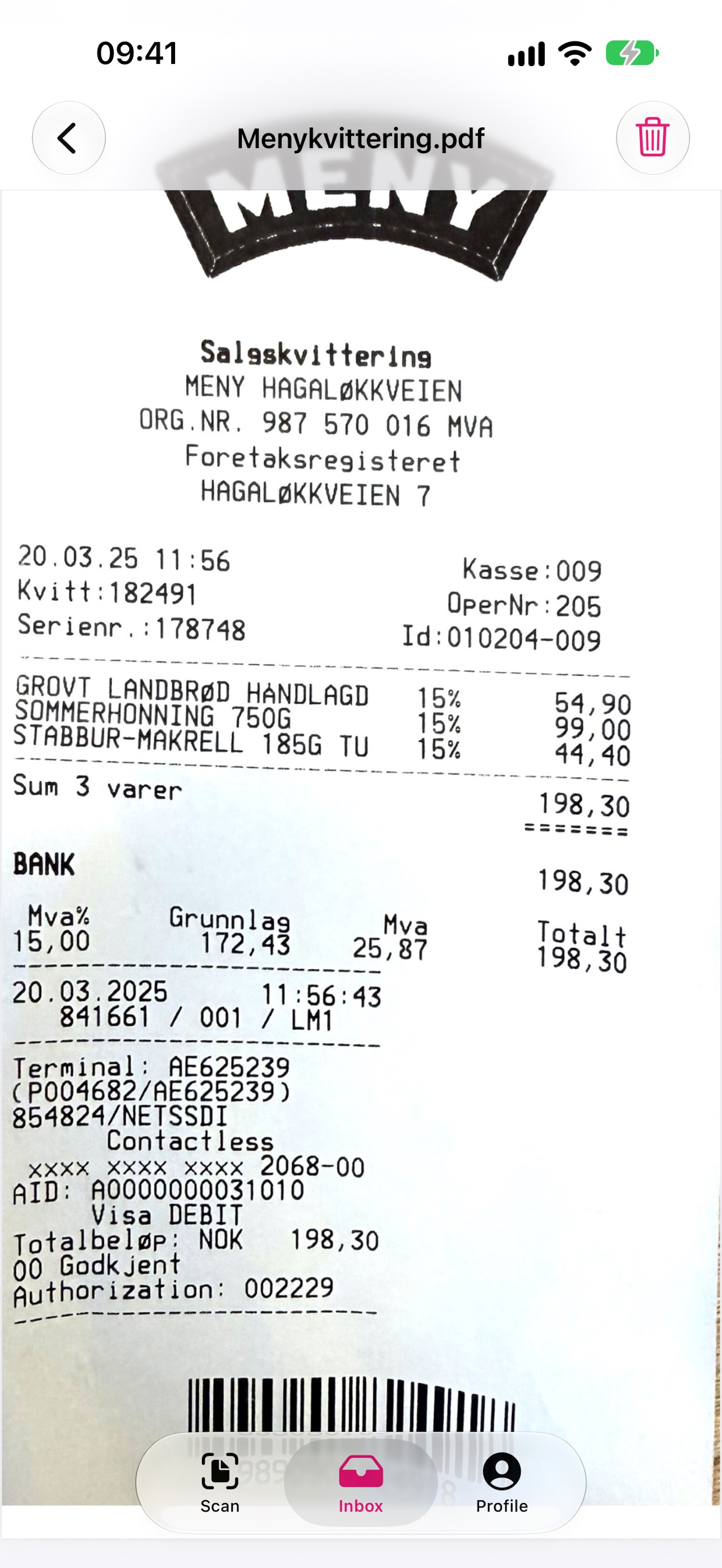Screenshot 3 of Luca Regnskap