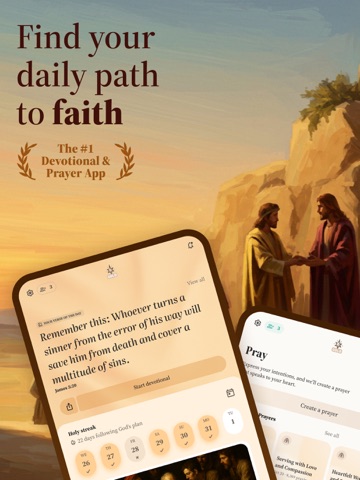 Faithy: Devotional & Prayer iPad screenshot