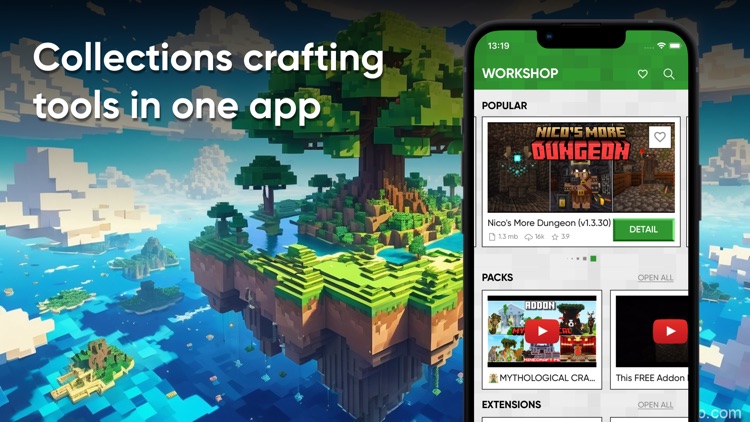 Addons, Skins & Mods for MCPE