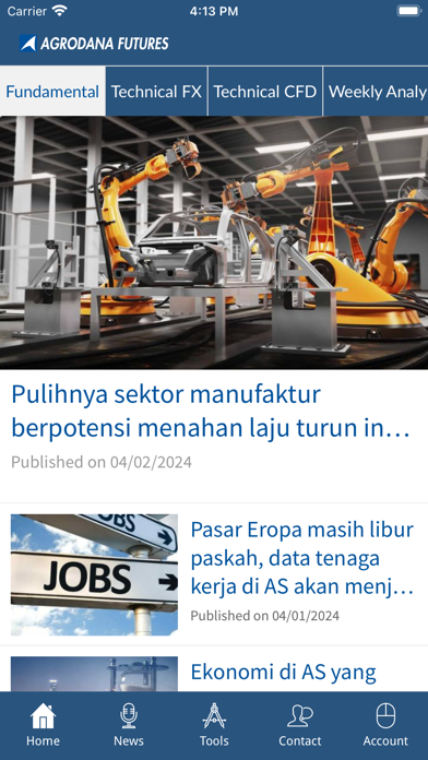 Agrodana Futures News Screenshot