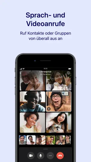 Screenshot von Signal – Sicherer Messenger auf dem iPhone 3