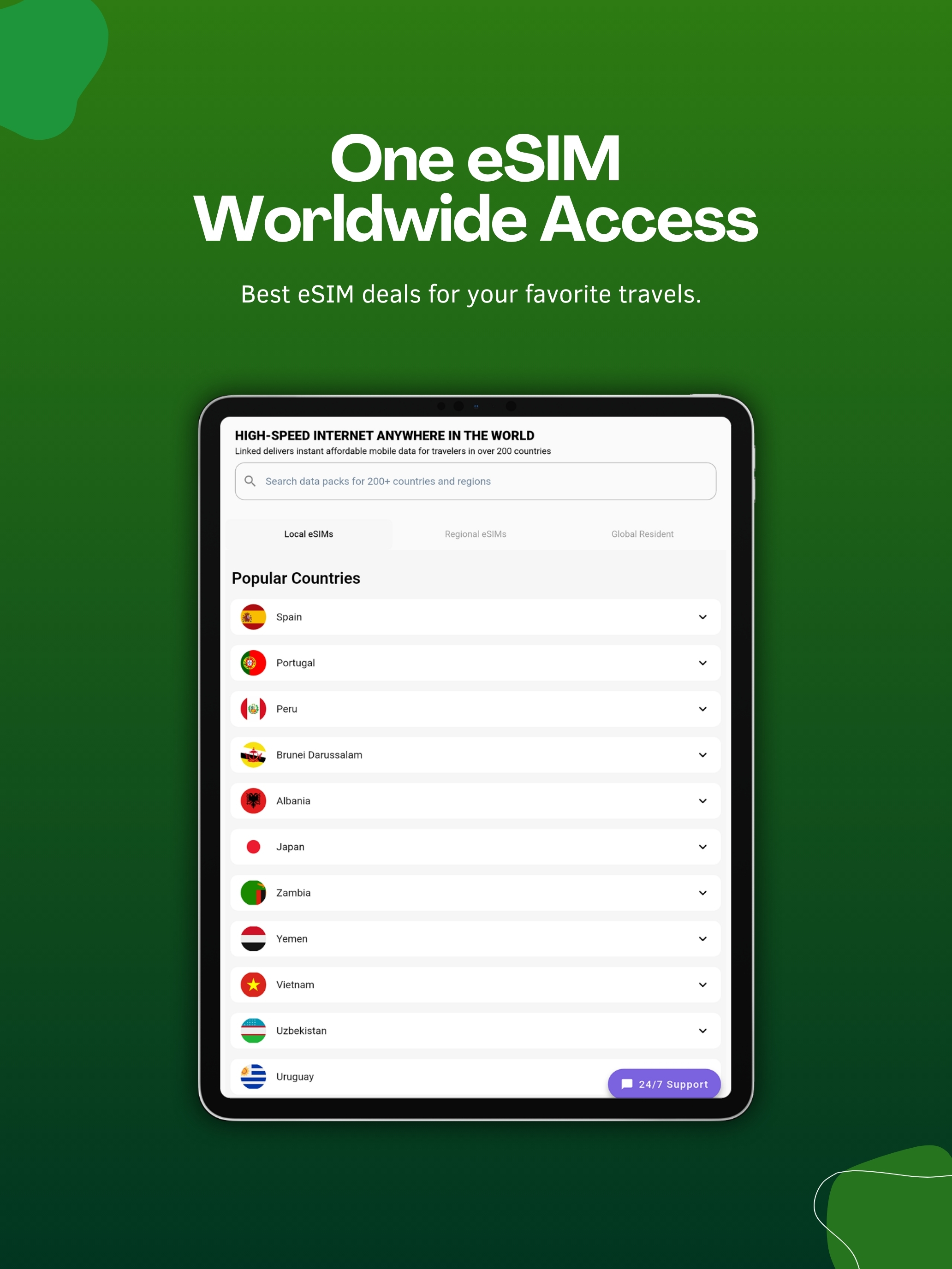 Linked: eSIM Travel & Internet