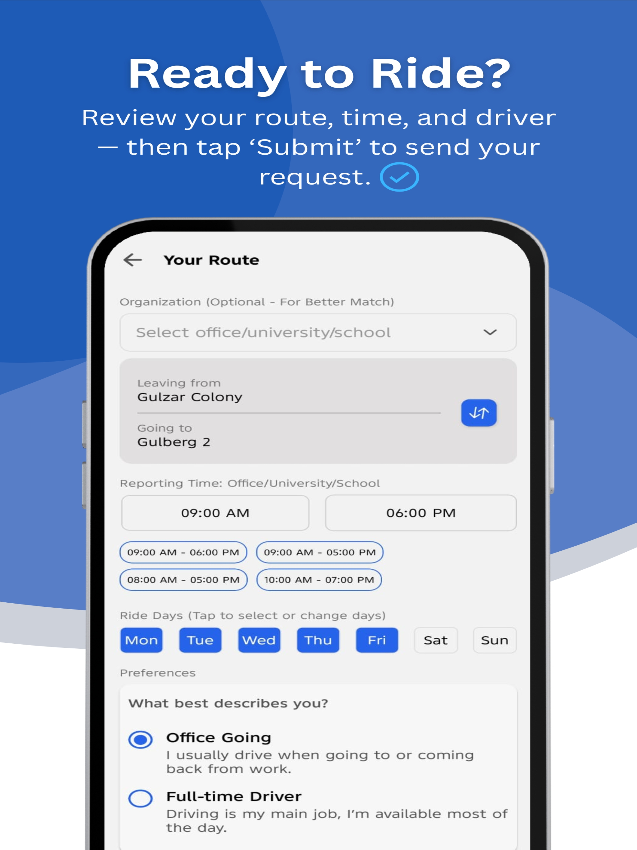 RideMate: Carpool Pakistan screenshot 11