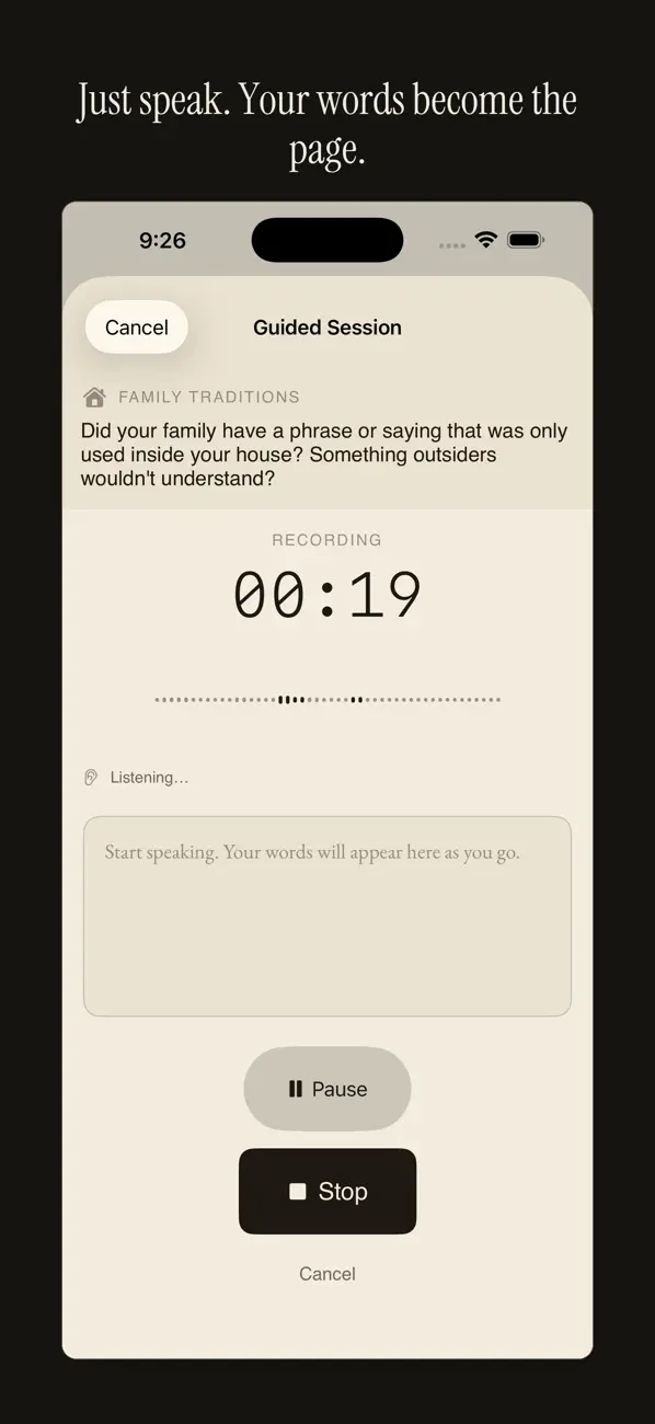 Screenshot #3 pour Narrative Arc: Voice Memoir