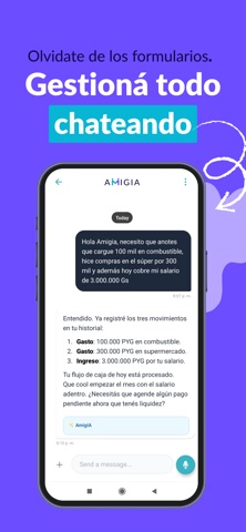 Amigia - Asistente Personal screenshot