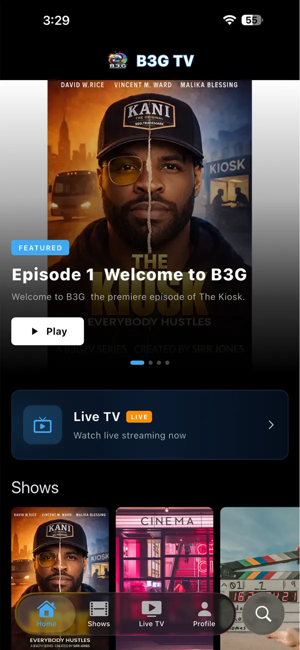Screenshot #2 pour B3G TV App