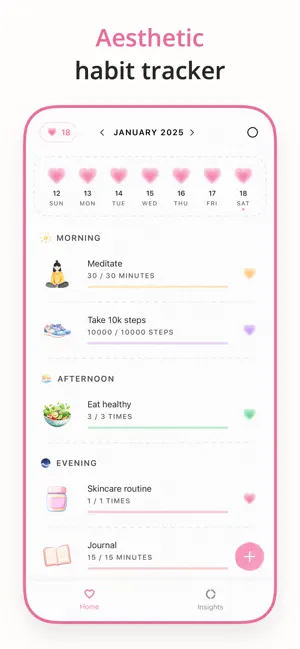 Habit Hearts - Habit Tracker screenshot 1