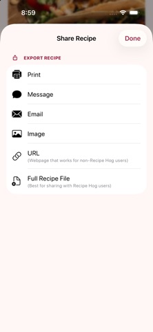 Recipe Hog Screenshot 2 of 6