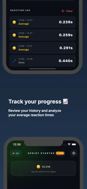 Sprint Starter: Reaction Timer screenshot 4