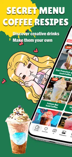 Secret Menu: Coffee Recipes screenshot 1