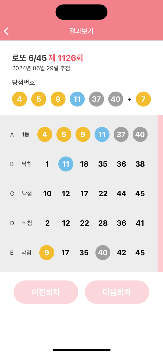 행복을 사다-로또 당첨 확인
