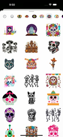 Dia de Muertos Stickers screenshot