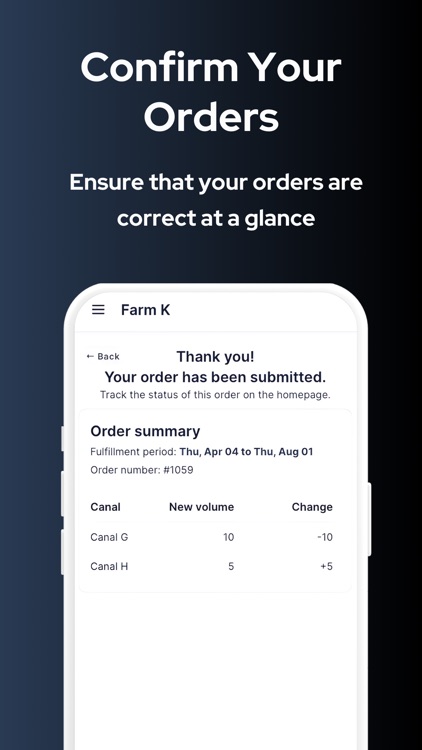Last Chance Canal Order