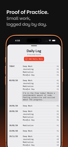 Mastery: Skill Tracker screenshot