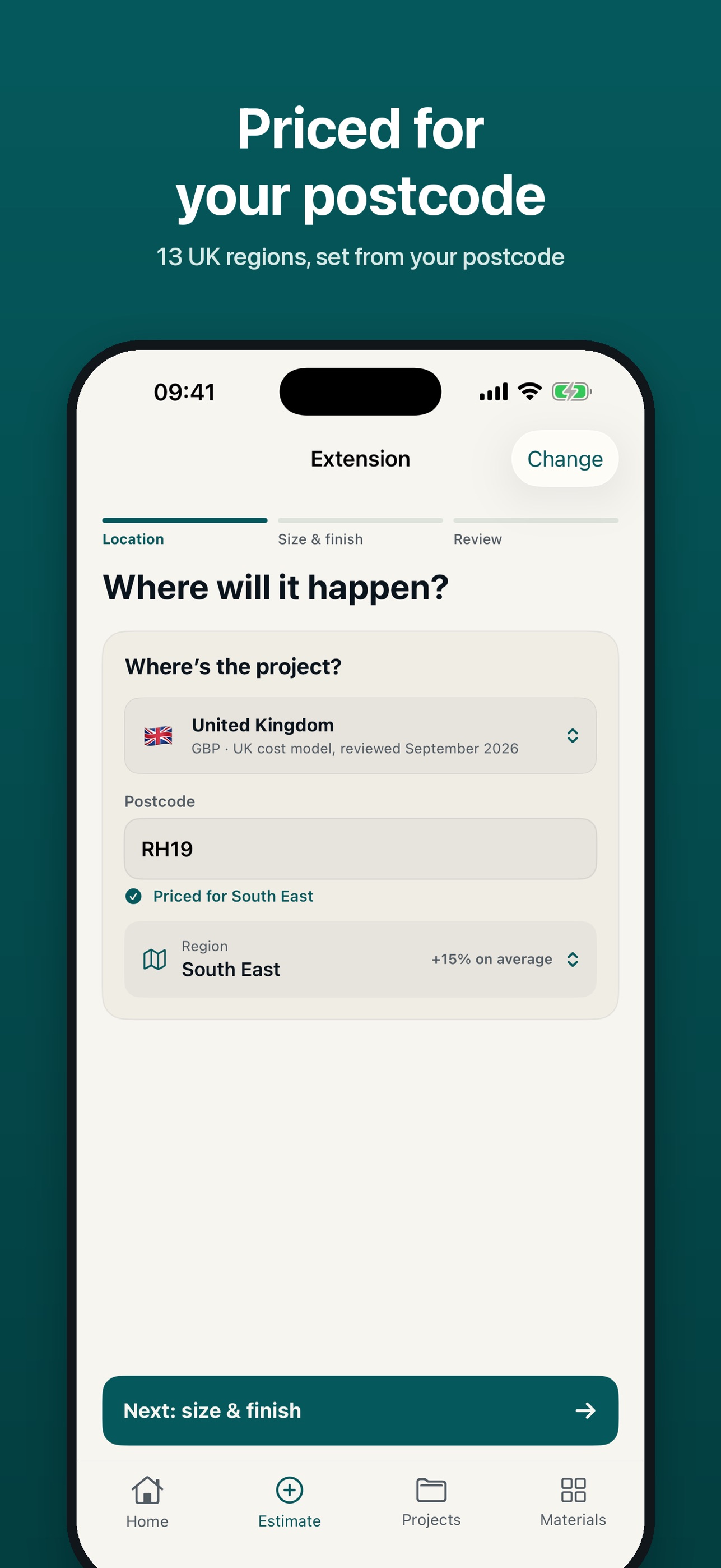Screenshot 3 of Estiquote: Renovation Costs