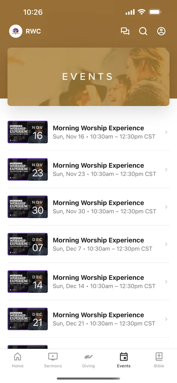 Screenshot #3 pour Rhema Word Church