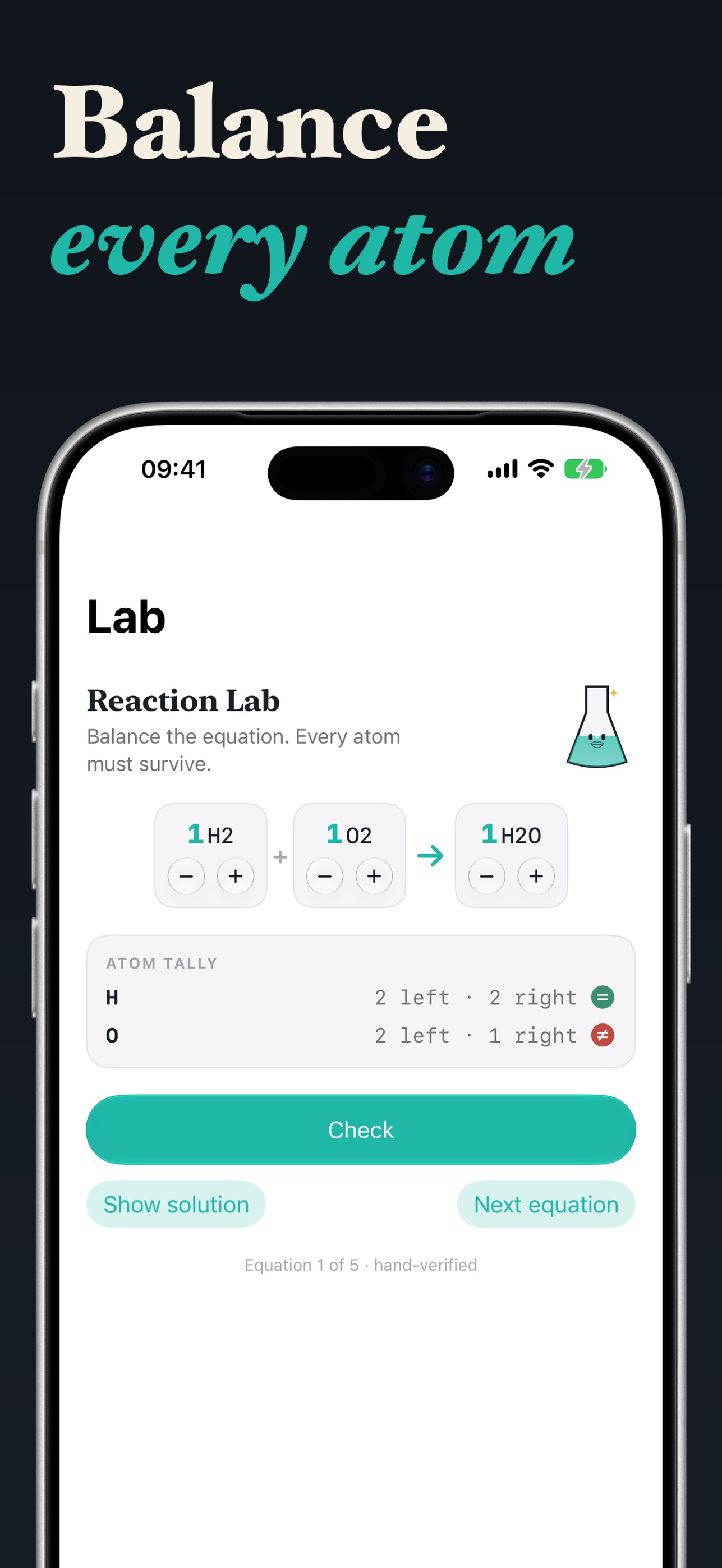 Screenshot 2 of Reagent: Chemistry Quiz