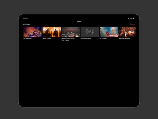 The Raven Age iPad screenshot 5 - Music app