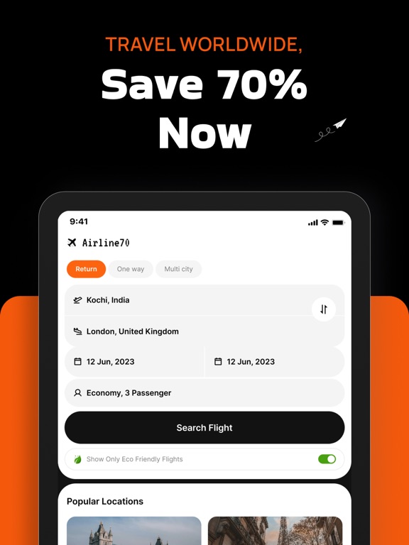 Screenshot #4 pour Airlines70: All Flights Ticket
