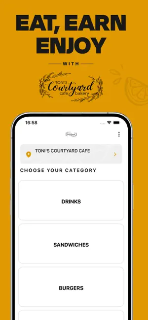Toni's Courtyard Cafe screenshot 1