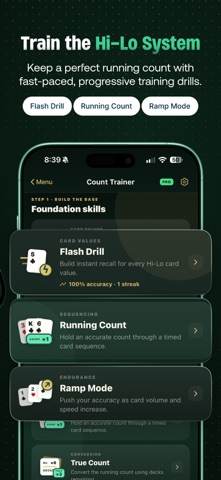 Blackjack Trainer: TwentyOne Screenshot 3 of 8