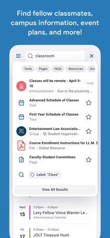 UCLA MyLaw iPhone screenshot