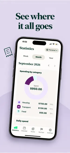 Sparlo: Budget & Expenses screenshot 3