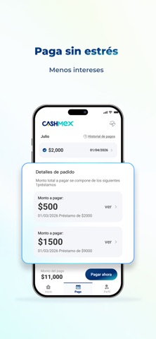 CashMex: Préstamo de crédito iPhone screenshot 5