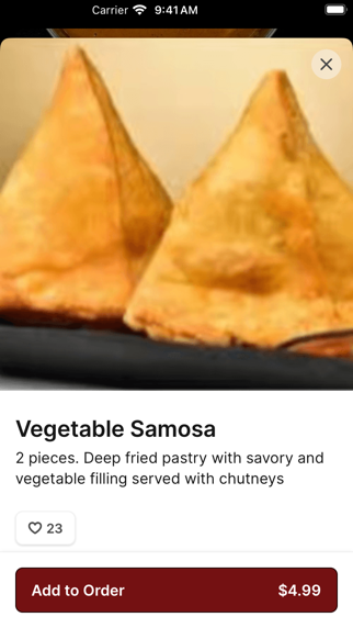 India Grill of Arlington iPhone screenshot 3 - Food & Drink app