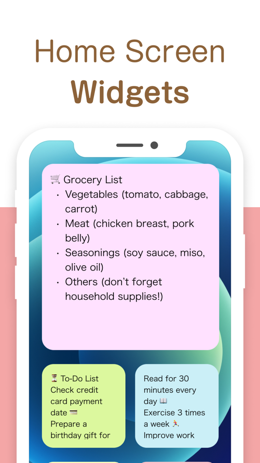 #2. Sticky Notes with Widget Stibo (iOS) بواسطة: BUILD LLC