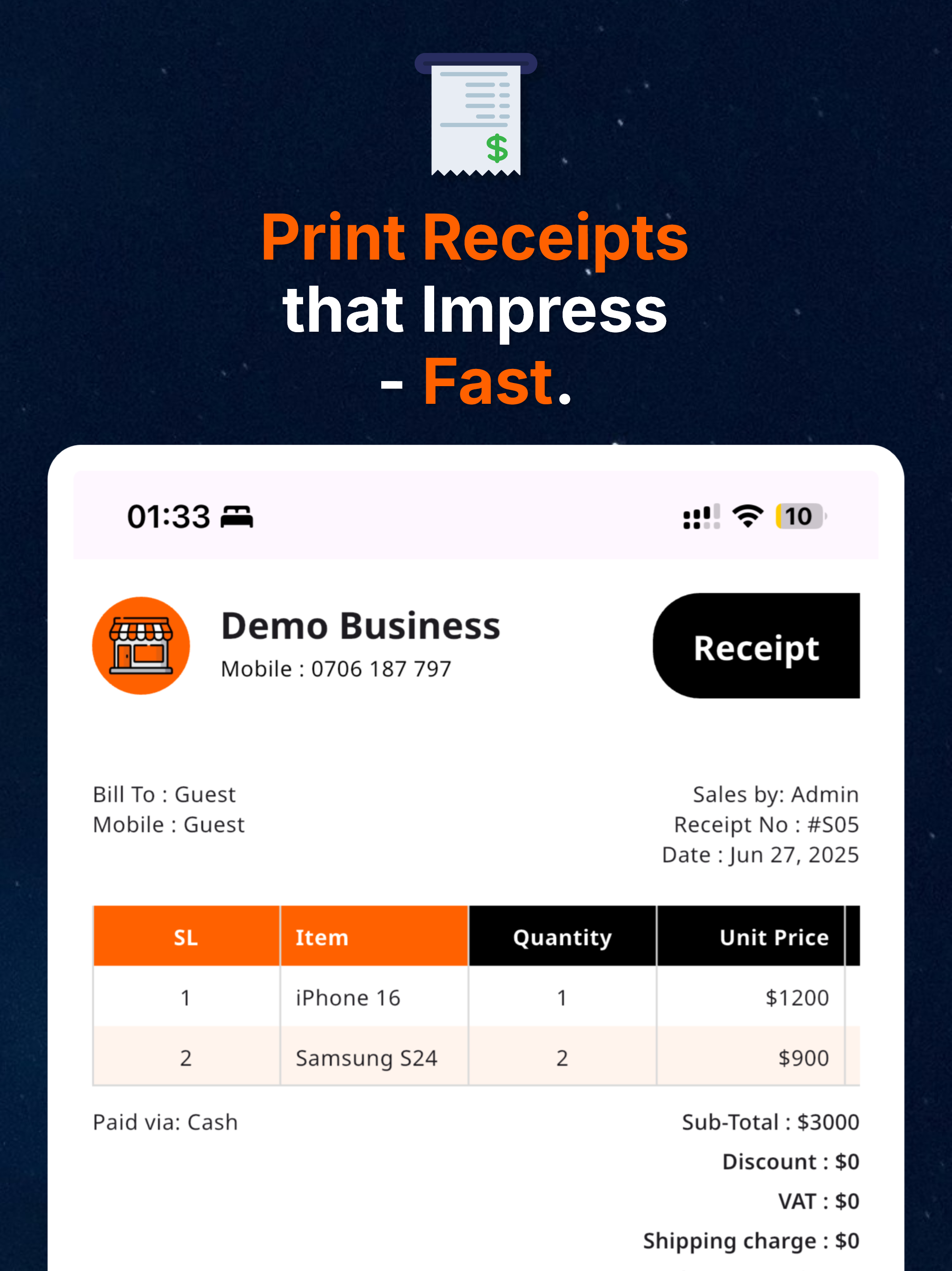 Shop Master: POS Business App