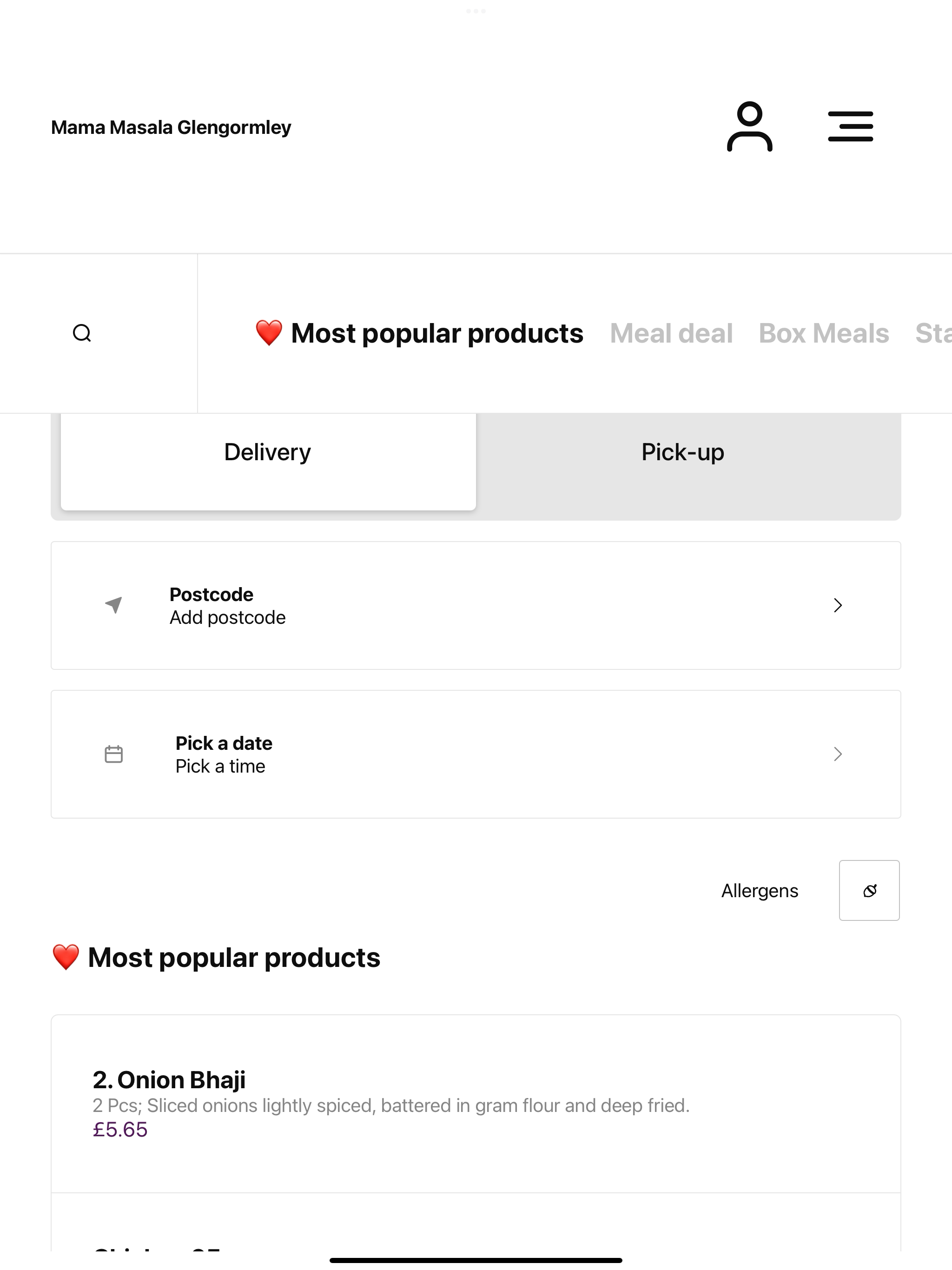 Mama Masala Glengormley screenshot 7