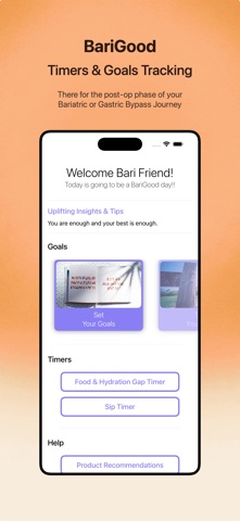 BariGood Timer + Weight & Goal Screenshot 1 of 8