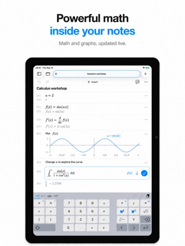 Math Notes - Math Solver iPad screenshot