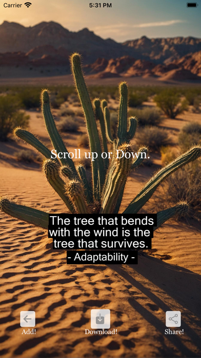 MotivVerse - AI Powered Quotes Screenshot