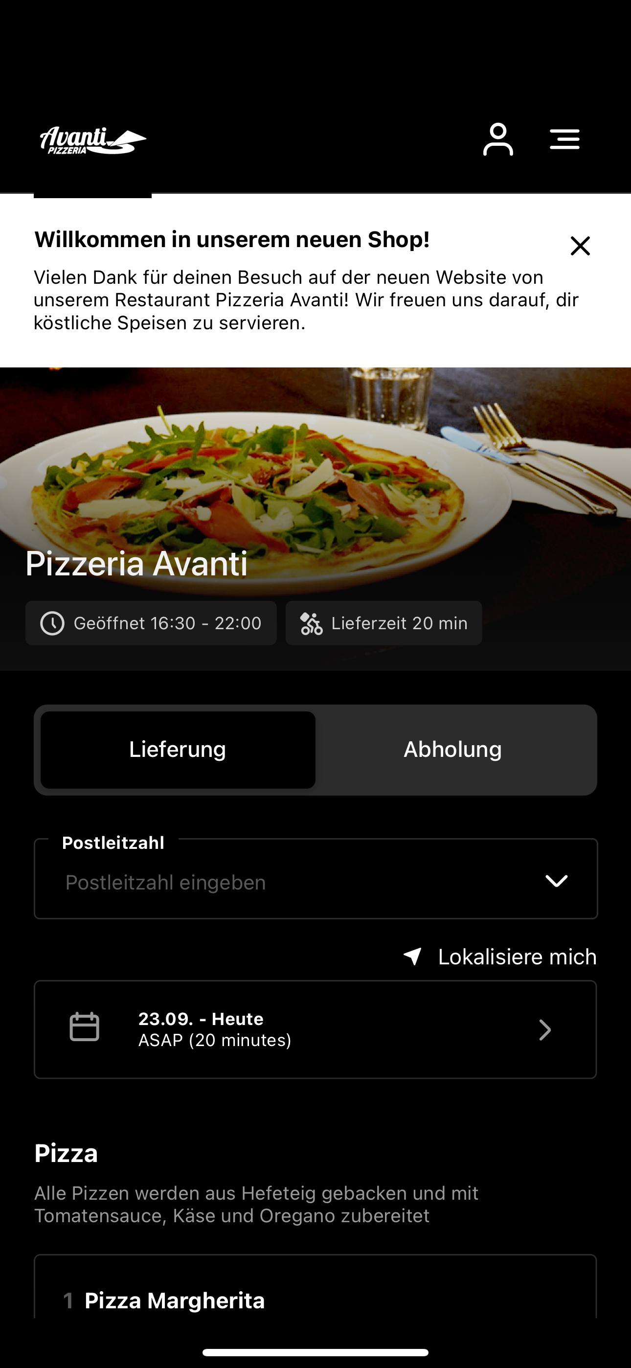 Pizzeria Avanti DE screenshot 3