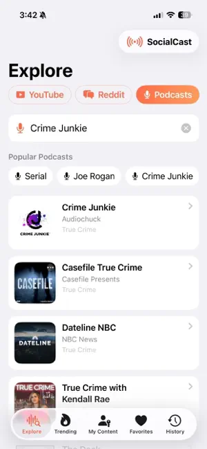 SocialCast! screenshot 4